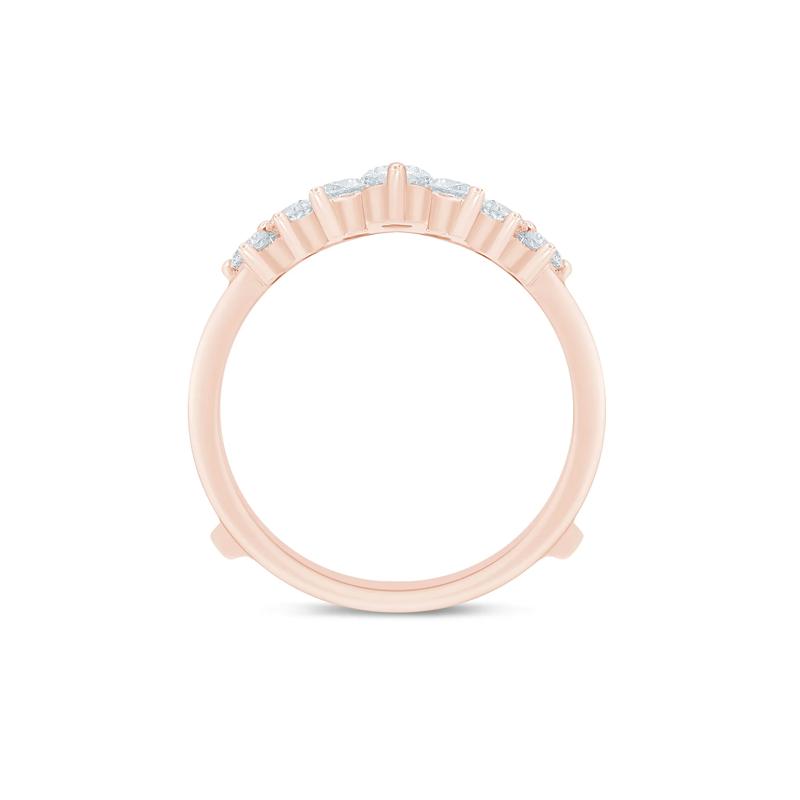 Lab Grown Diamond Contour Ring Enhancer in 14K Rose Gold &#40;1 1/2 ct. tw.&#41; – Image 2 of 3