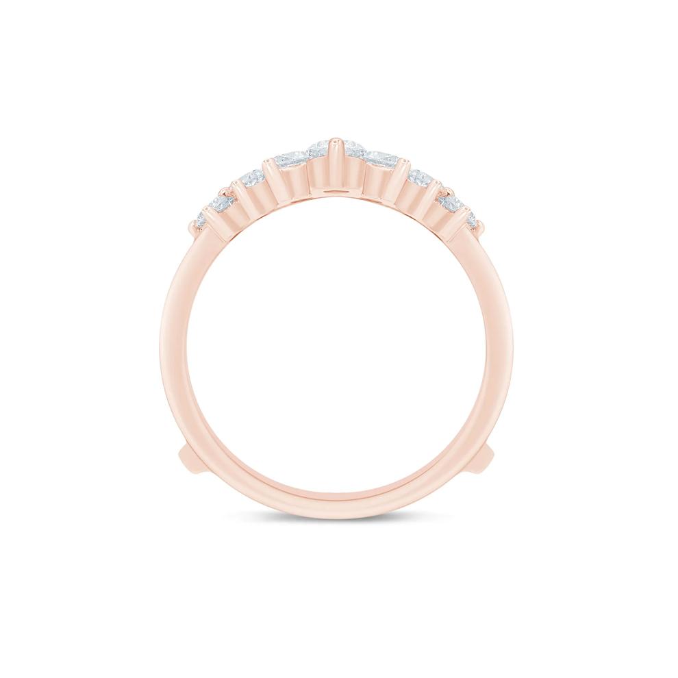 Lab Grown Diamond Contour Ring Enhancer in 14K Rose Gold (1 1/2 ct. tw.) – Image 2 of 3