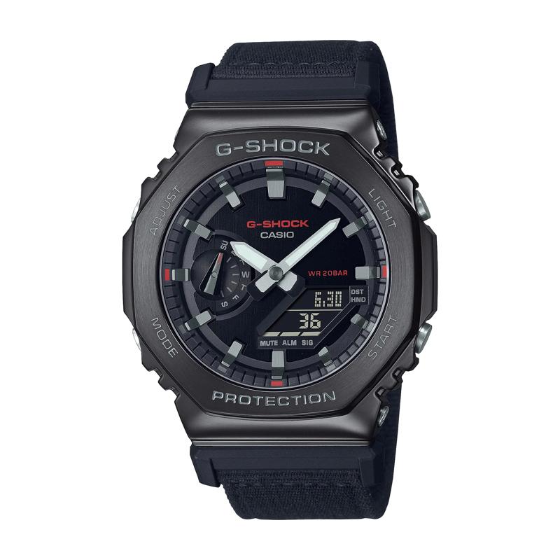 Men&rsquo;s 2100-SERIES Utility Metal Watch in Black Resin – Image 1 of 3