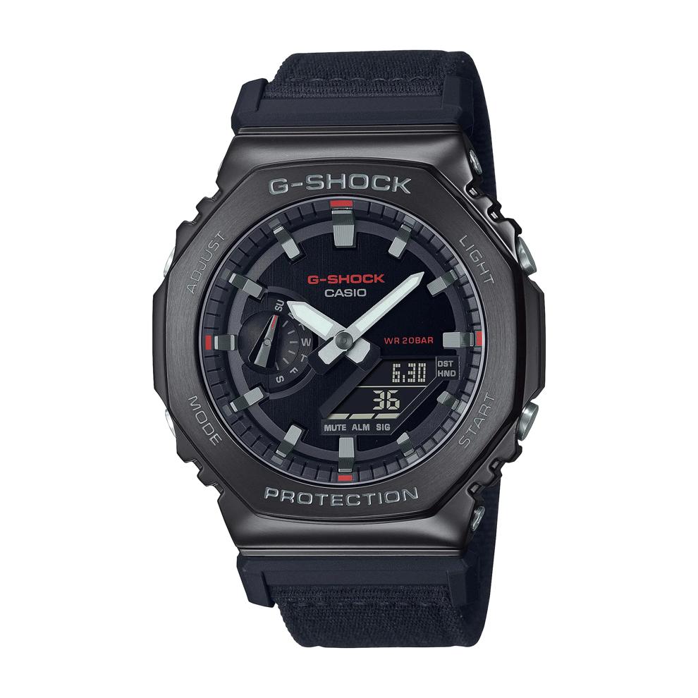 Men&rsquo;s 2100-SERIES Utility Metal Watch in Black Resin – Image 1 of 3