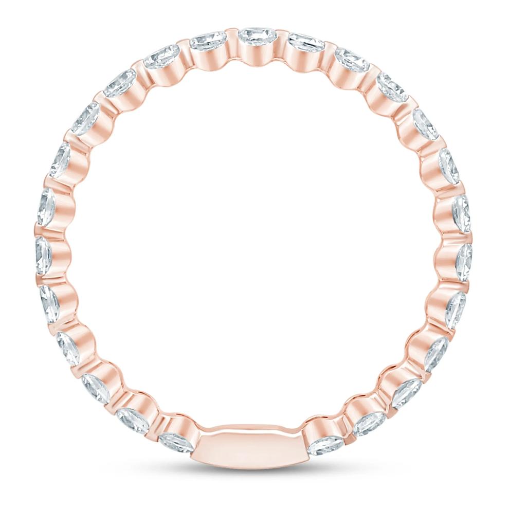 Lab Grown Diamond Sizeable Eternity Band in 14K Rose Gold (1 ct. tw.) – Image 2 of 3