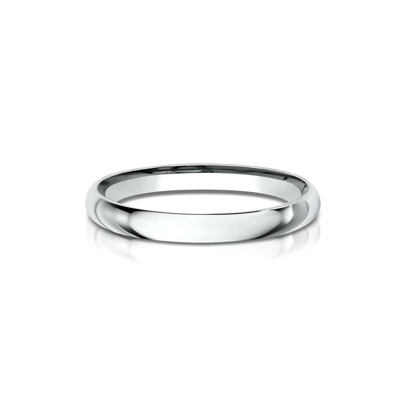 Wedding Band in 14K White Gold, 2MM – Image 1 of 3