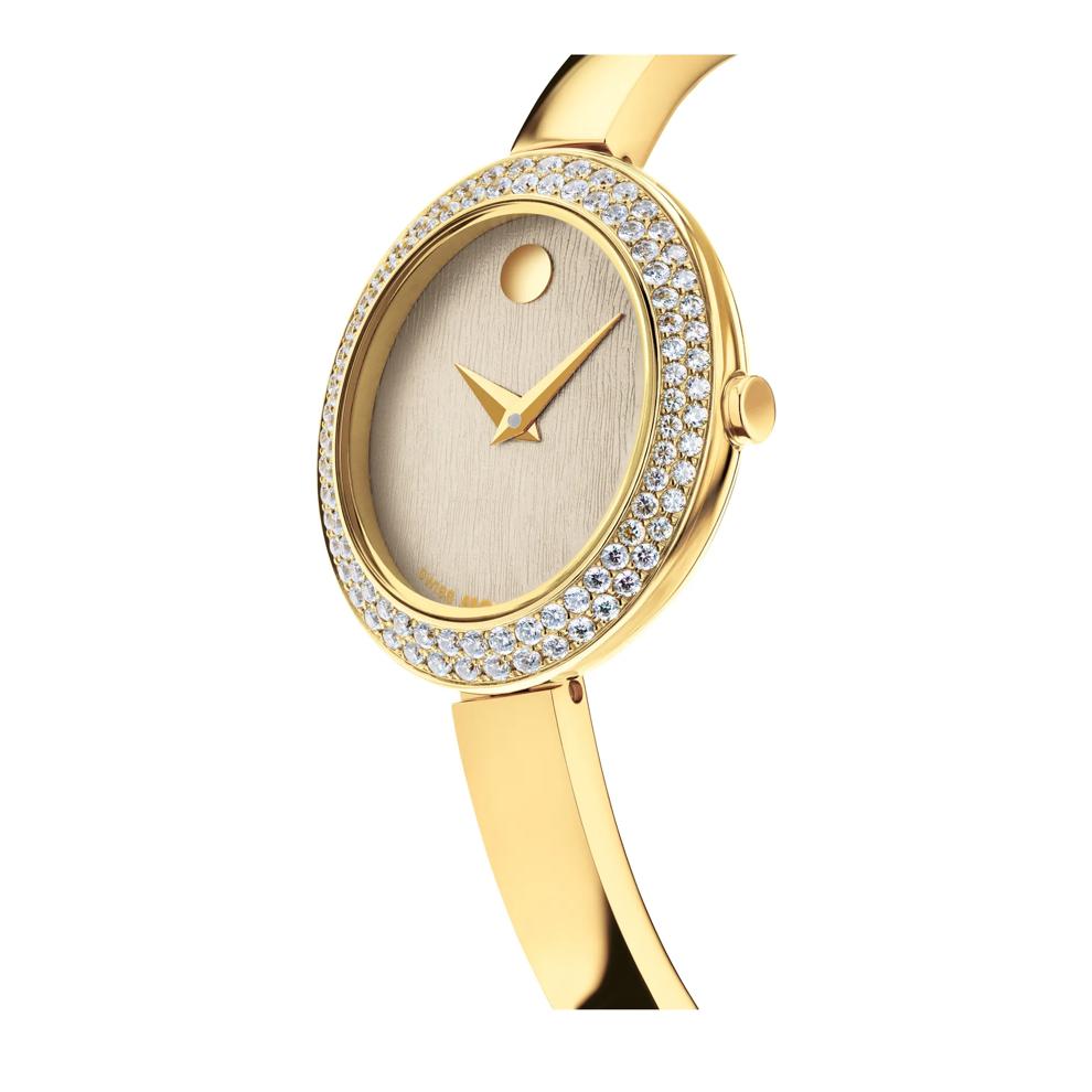 Ladies' Museum Bangle Watch in Gold-Tone Stainless Steel – Image 2 of 3