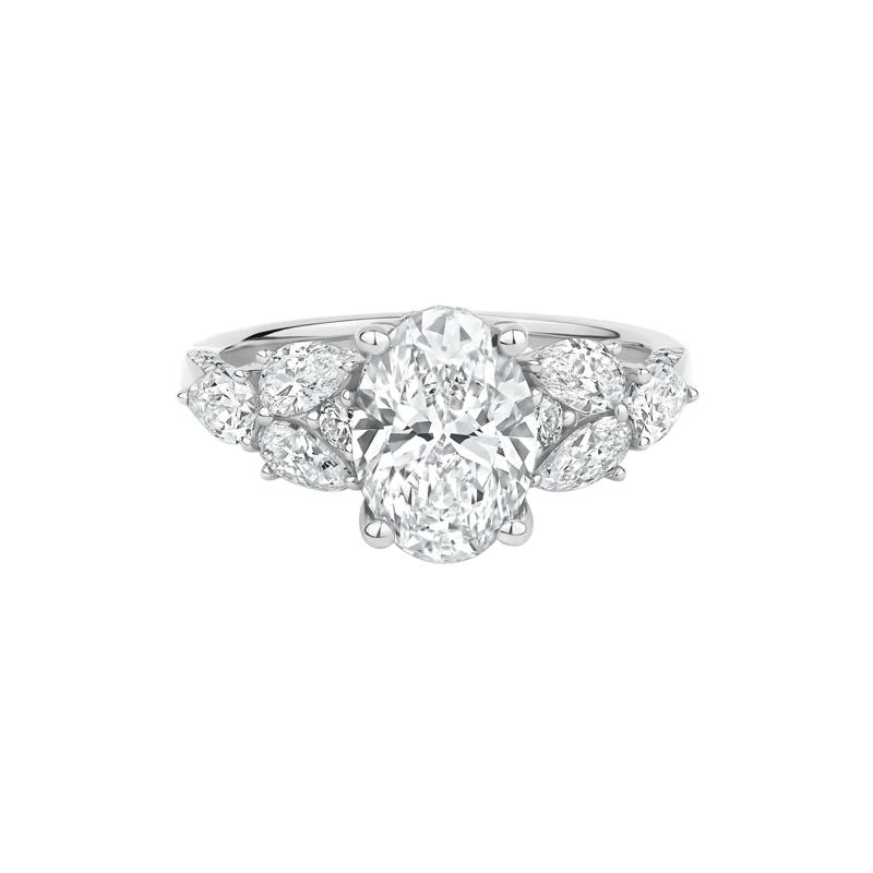 Taylor Lab Grown Diamond Engagement Ring in 14K White Gold &#40;3 1/3 ct. tw.&#41; – Image 1 of 4