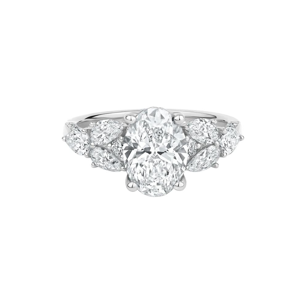 Taylor Lab Grown Diamond Engagement Ring in 14K White Gold (3 1/3 ct. tw.) – Image 1 of 4
