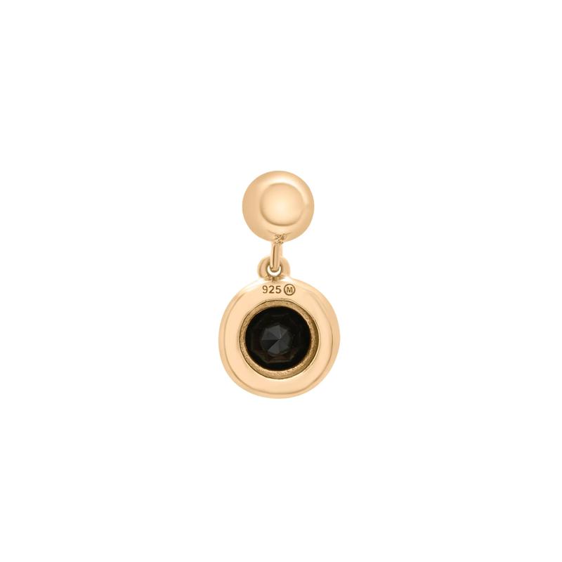 Onyx  Bead Charm in Vermeil – Image 3 of 3