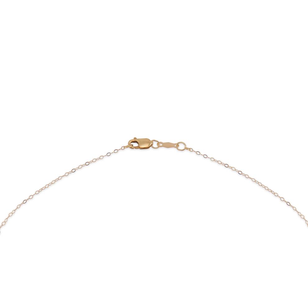 Double Circle Layered Necklace in 14K Yellow Gold – Image 2 of 4