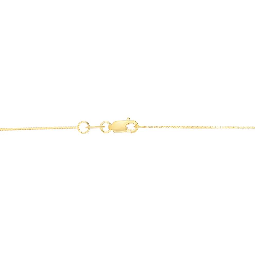 "K" Initial Necklace in 14K Yellow Gold – Image 2 of 3