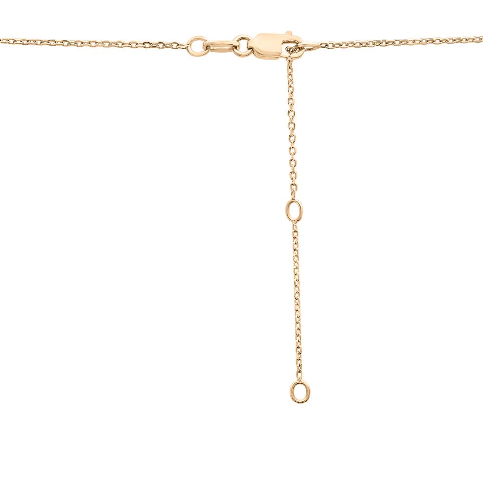 Diamond Accent Quilted Circle Pendant in Vermeil – Image 4 of 7