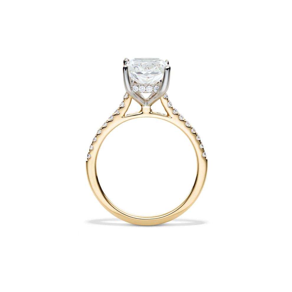 Lab Grown Diamond Wedding Set in 14K Yellow Gold (3 &frac12; ct. tw.) – Image 2 of 6