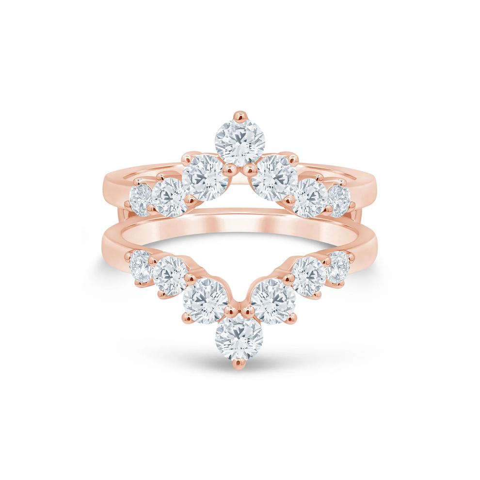 Lab Grown Diamond Contour Ring Enhancer in 14K Rose Gold (1 1/2 ct. tw.) – Image 1 of 3