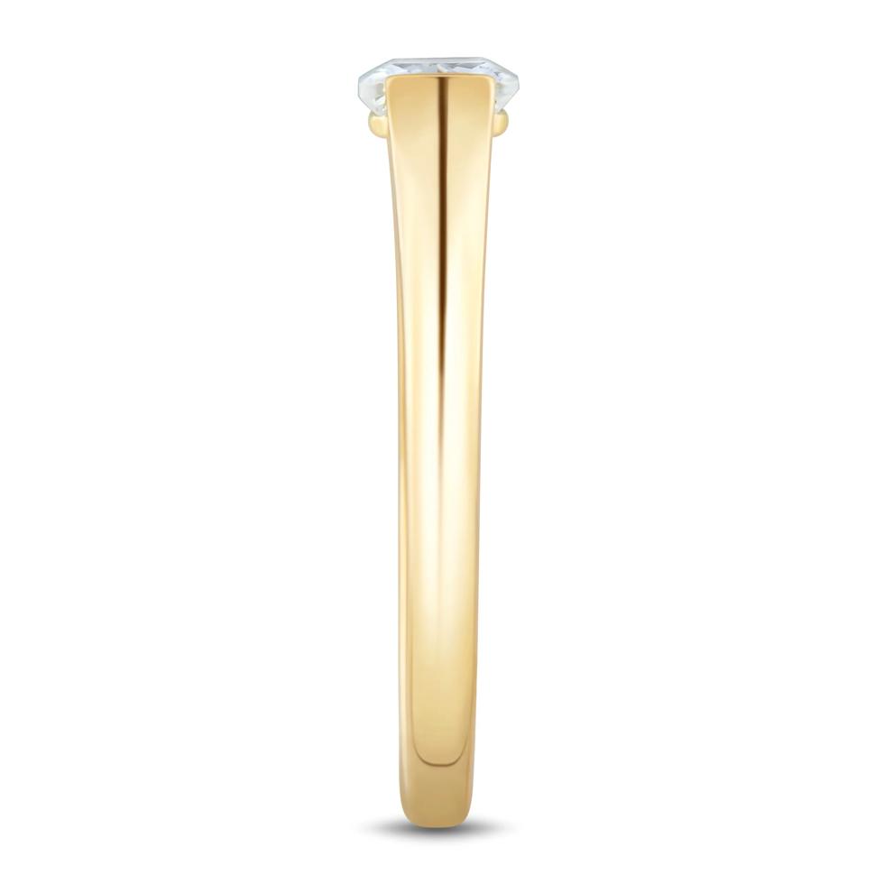 Emerald-Cut Diamond Ring in 14K Yellow Gold (1/3 ct. tw.) – Image 3 of 3