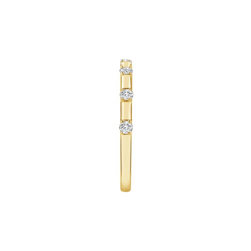 Piper Lab Grown Diamond Wedding Band in 14K Yellow Gold &#40;1/5 ct. tw.&#41; – Image 3 of 5
