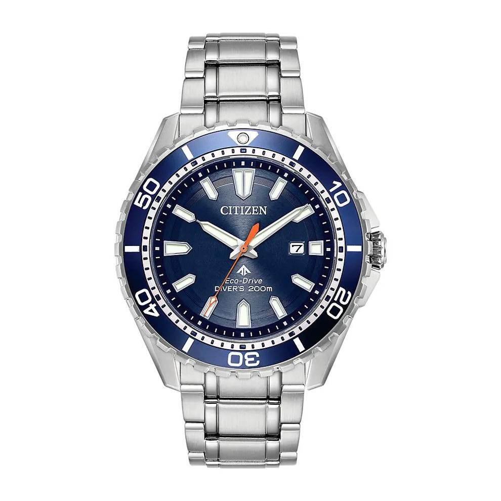 Blue Promaster Diver Men&rsquo;s Watch in Stainless Steel – Image 1 of 1