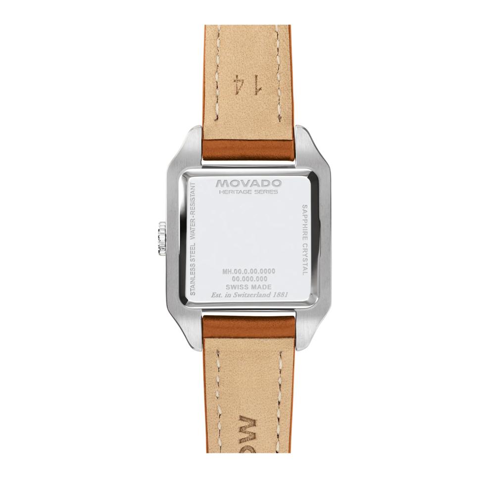 Ladies' Heritage 1917 Watch in Cognac Leather and Two-Tone Stainless Steel – Image 3 of 3