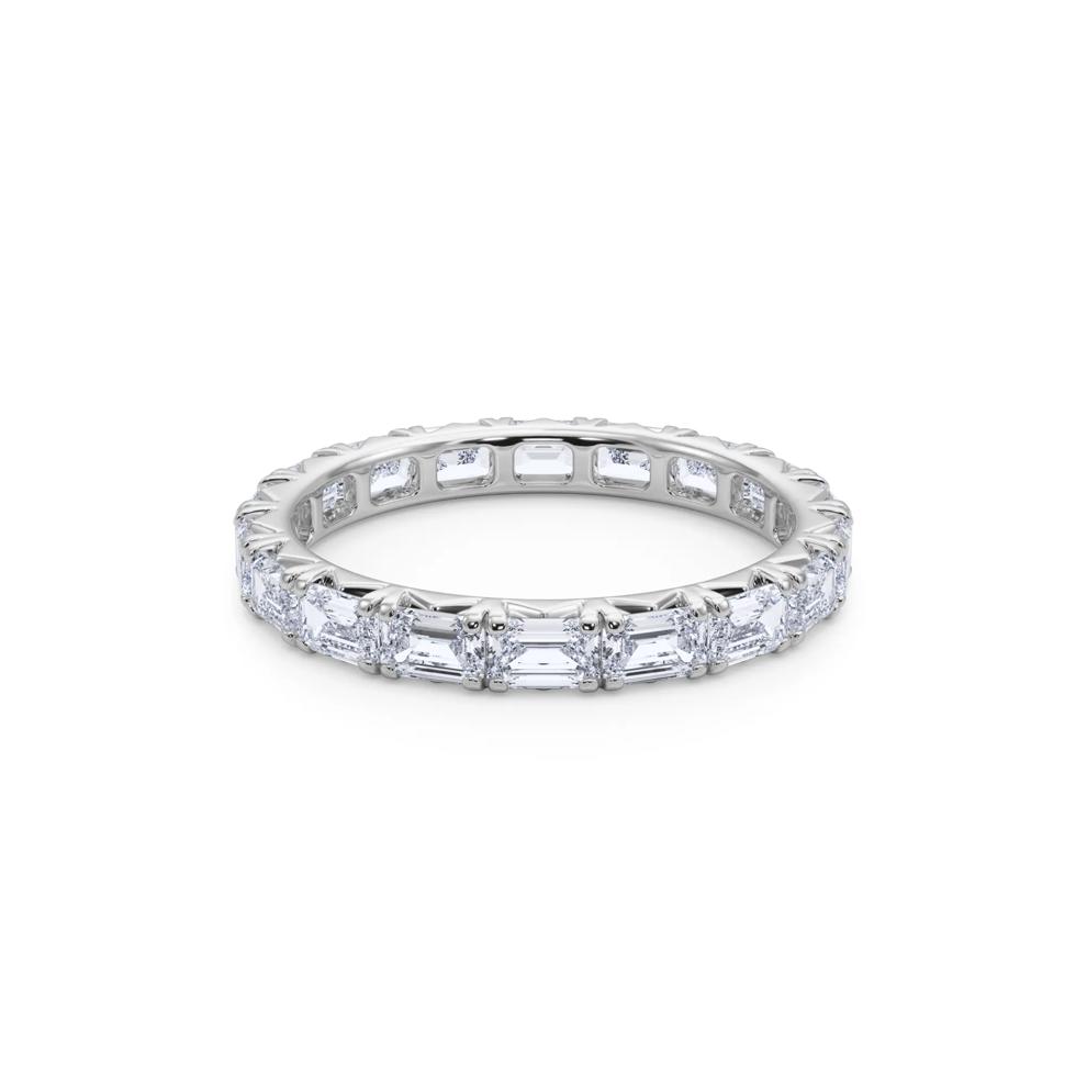 Emerald-Cut Diamond Eternity Band in Platinum (2 1/7 ct. tw.) – Image 4 of 4