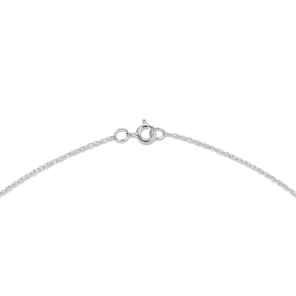 Diamond Accent Heart Pendant Necklace in 10K White Gold – Image 2 of 4