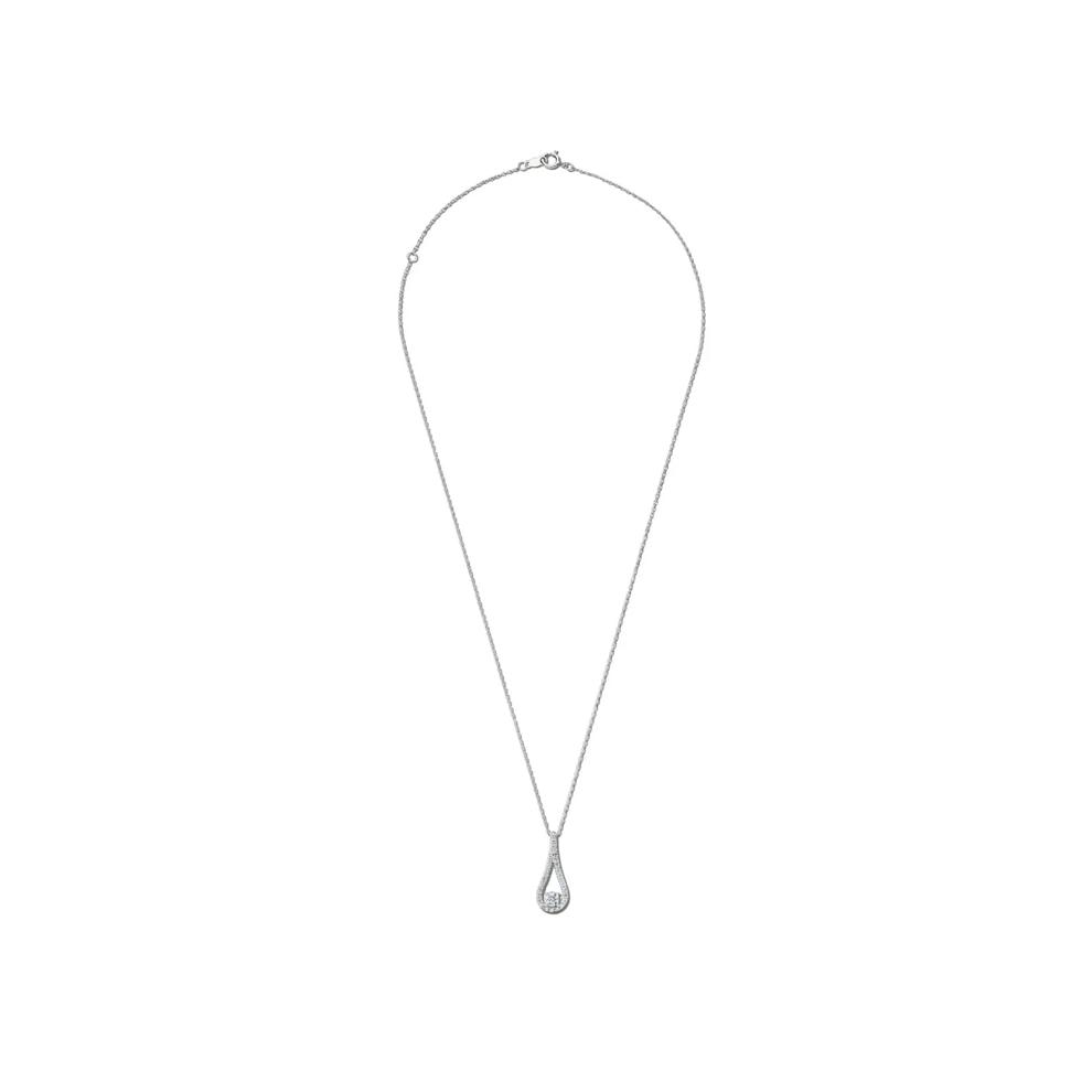Lab Grown Diamond Drop Pendant in 14K White Gold (3/8 ct. tw.) – Image 2 of 4