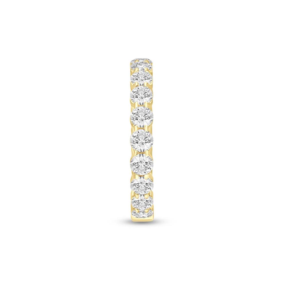 Round-Cut Sizeable Diamond Eternity Band in 14K Yellow Gold (2 ct. tw.) – Image 3 of 3