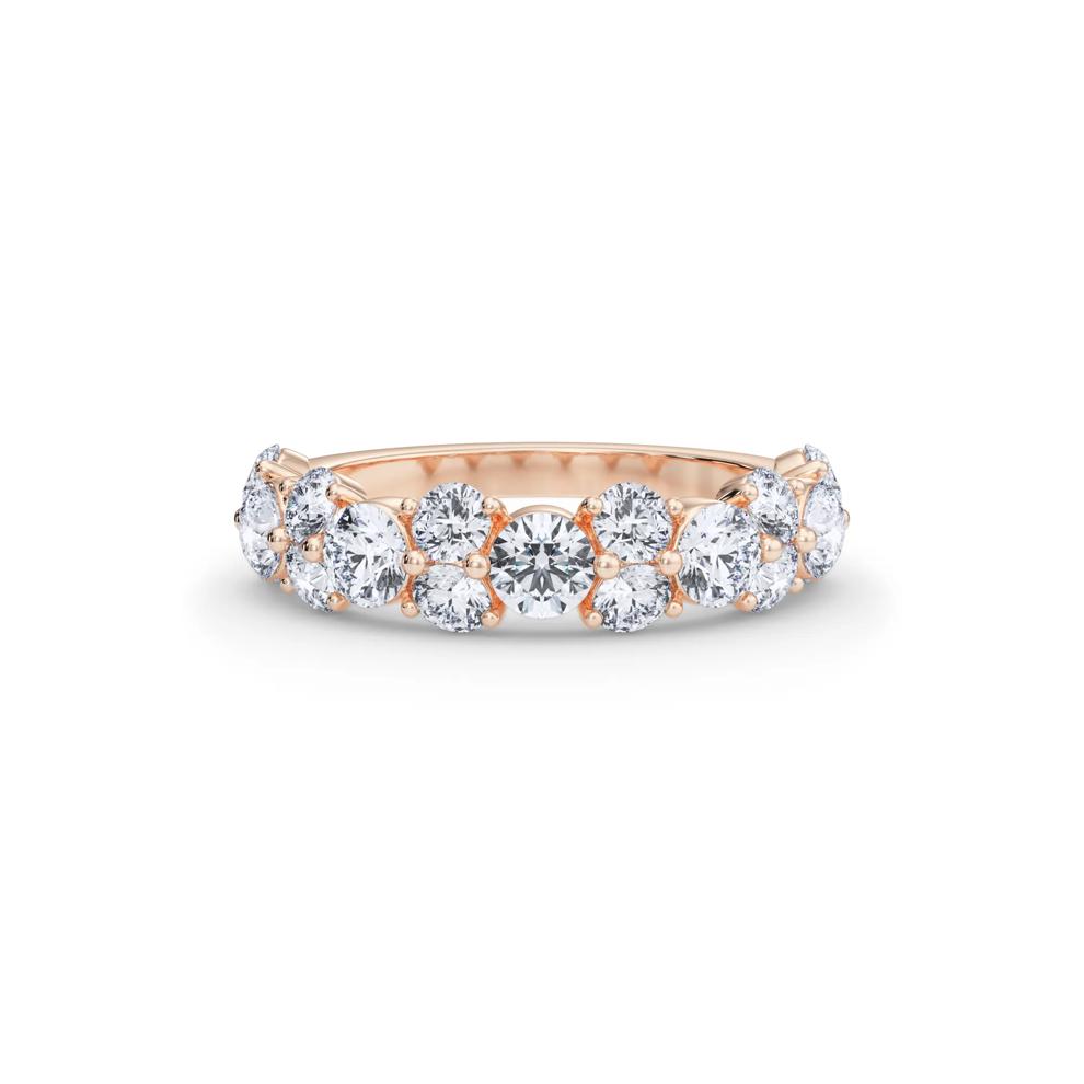  Lab Grown Diamond Anniversary Band in 14K Rose Gold (2ct. tw.) – Image 1 of 5