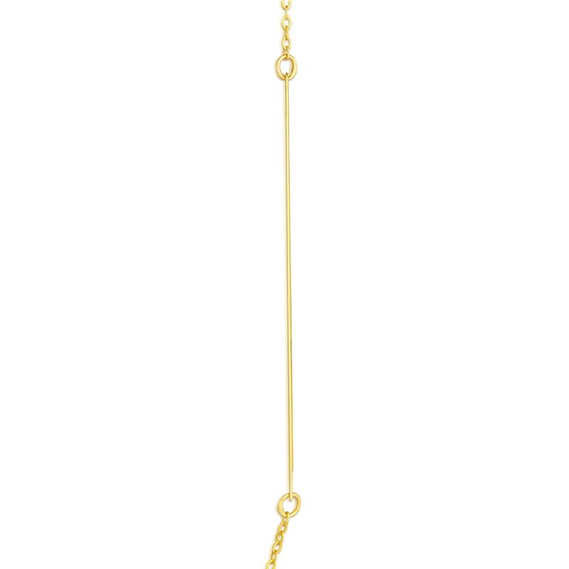 &quot;A&quot; Initial Necklace in 14K Yellow Gold – Image 2 of 3