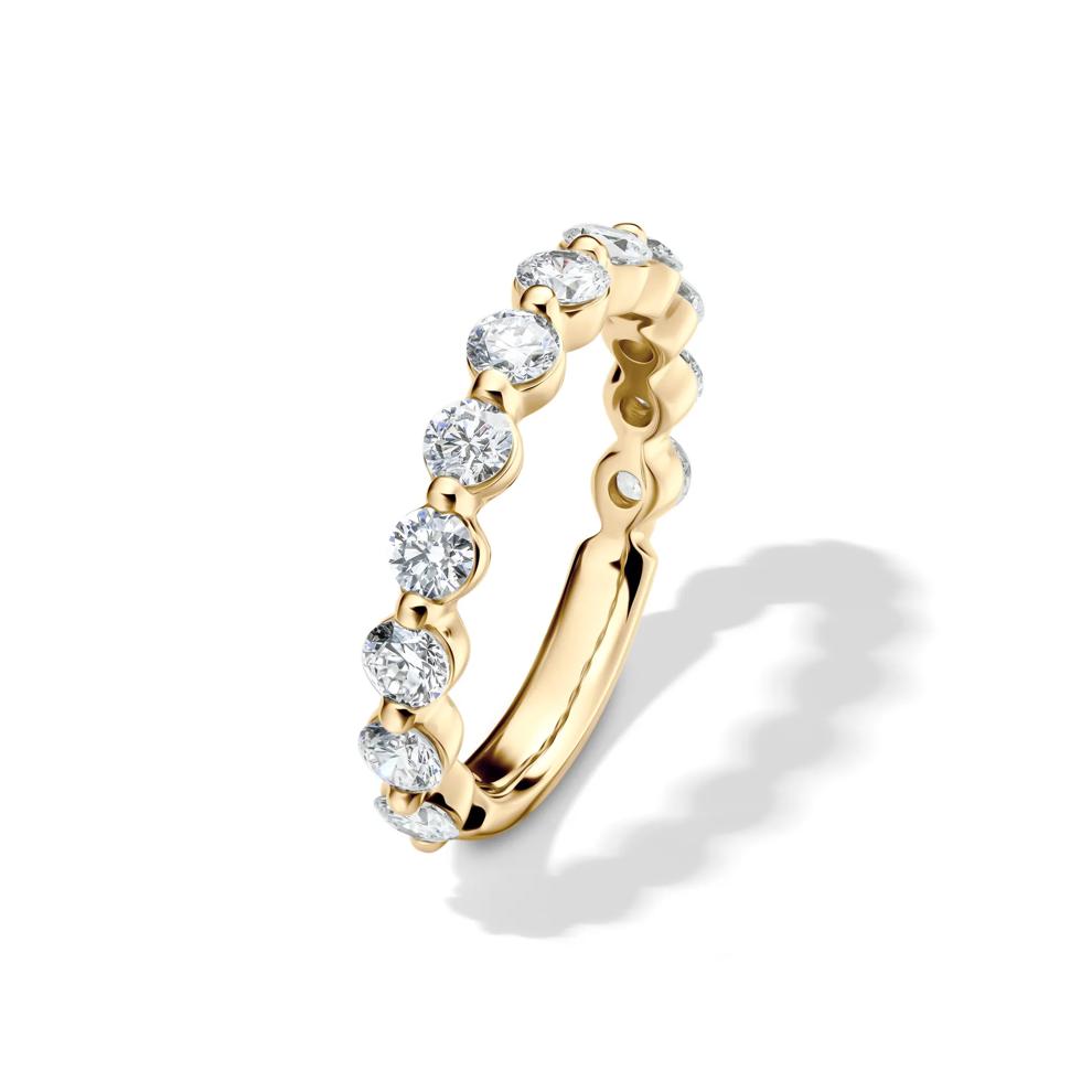 Lab Grown Diamond Wedding Band in 14K Yellow Gold (1 1/2 ct. tw.) – Image 4 of 4