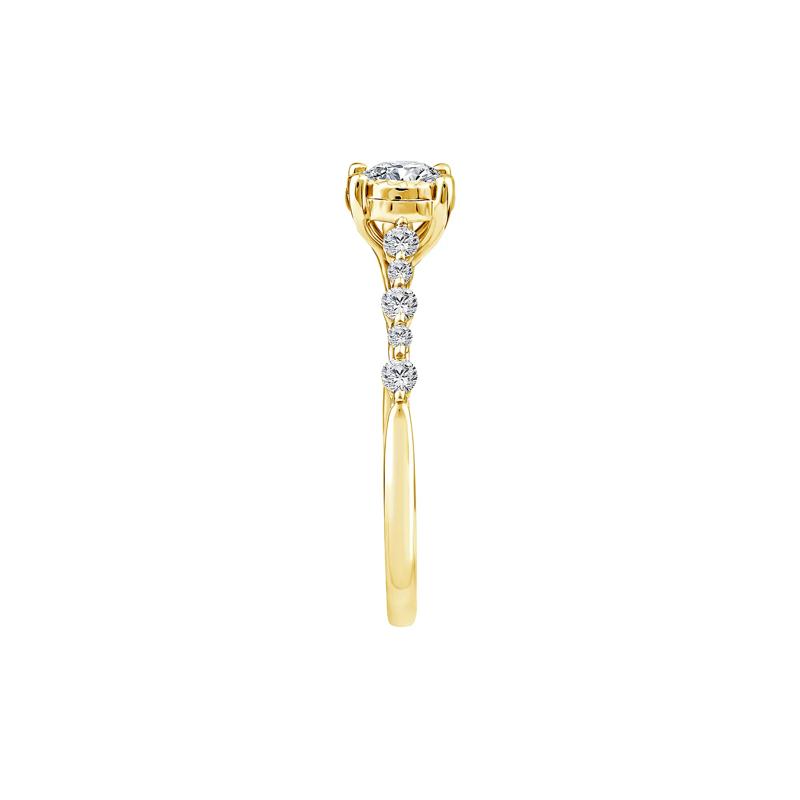 Lab Grown Diamond Promise Ring in 10K Yellow Gold (1/2 ct. tw.) – Image 3 of 3