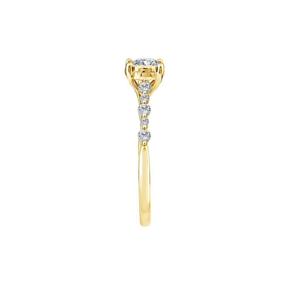 Lab Grown Diamond Promise Ring in 10K Yellow Gold (1/2 ct. tw.) – Image 3 of 3