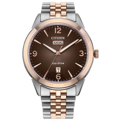 Men's Rolan Watch in Rose and Silver-Tone Stainless Steel, 41MM