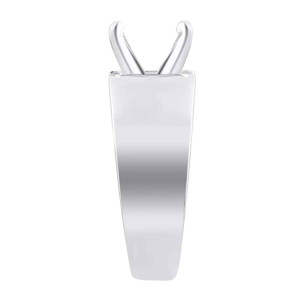 Wide Cathedral Semi-Mount Engagement Ring in 14K Gold, 9.8MM (Setting Only) – Image 6 of 6