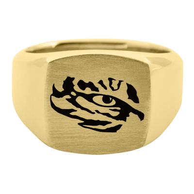 Louisiana State Signet Ring in 14K Yellow Gold