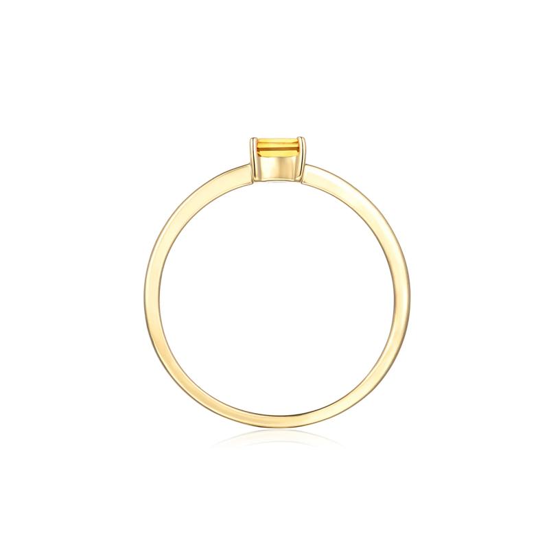 Citrine Stack Ring in 10K Yellow Gold – Image 2 of 3