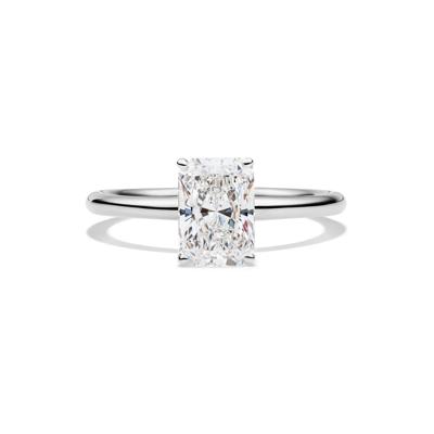 Lab Grown Diamond Radiant-Cut Solitaire Ring in 14K White Gold (1 1/2 ct.)