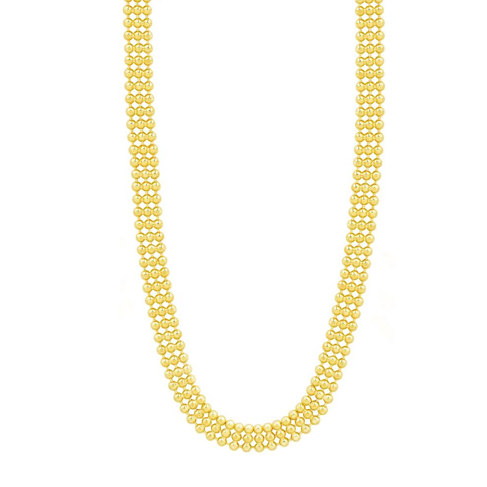 Multi-Row Bead Necklace in Vermeil – Image 1 of 3