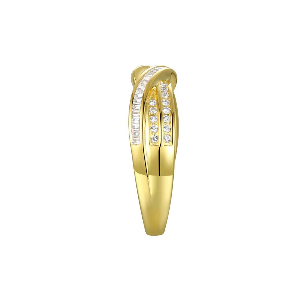 Baguette &amp; Round Diamond Ring in 10K Yellow Gold (1/3 ct. tw.) – Image 3 of 3