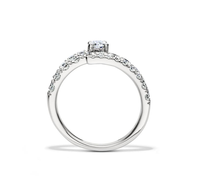 Lab Grown Diamond Coil Ring in 14K White Gold &#40;1 1/4 ct. tw.&#41; – Image 2 of 4