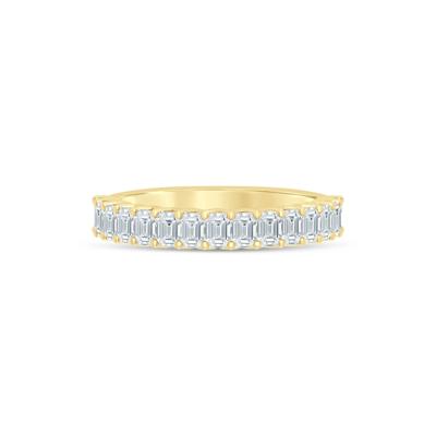 Lab Grown Diamond Emerald-Cut Anniversary Band in 14K Gold (1 1/5 ct. tw.)