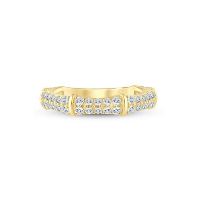Lab Grown Diamond Anniversary Band in 14K Yellow Gold (3/4 ct. tw.)
