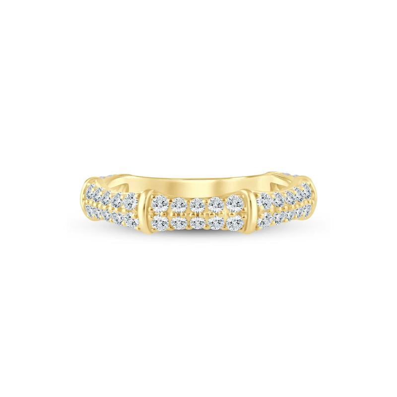 Lab Grown Diamond Anniversary Band in 14K Yellow Gold (3/4 ct. tw.) – Image 1 of 3
