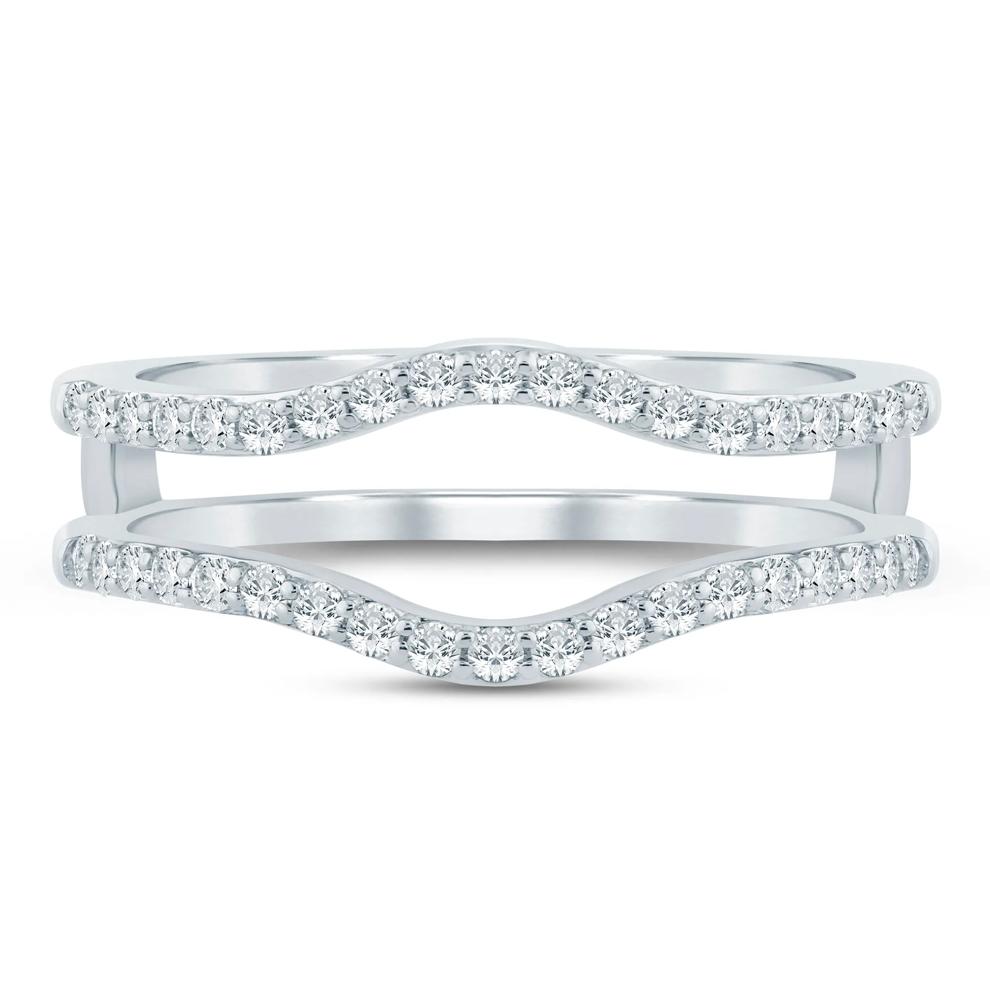 Diamond Contour Insert in 14K White Gold (1/3 ct. tw.) – Image 1 of 3