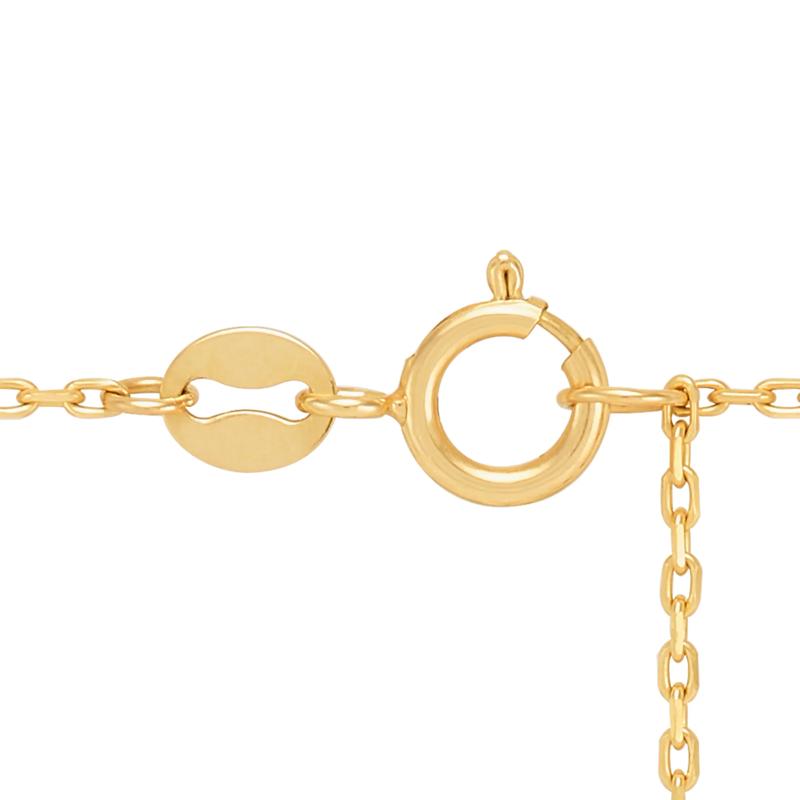 Interlocked Heart Necklace in 14K Yellow Gold – Image 3 of 3