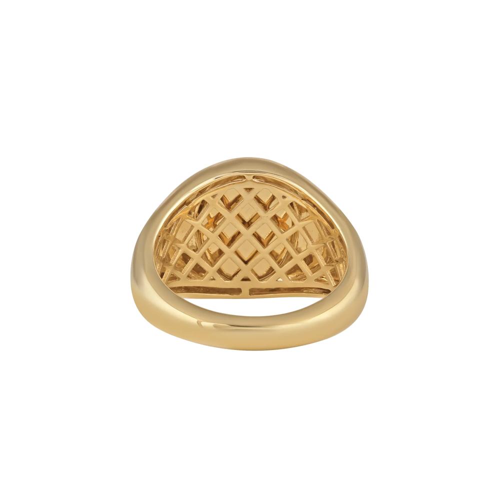 Men's Lab Grown Diamond Ring in 10K Yellow Gold (1 ct. tw.) – Image 4 of 4