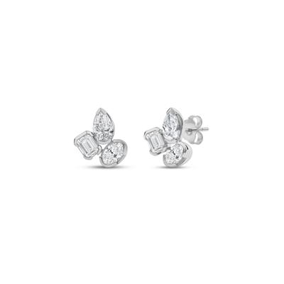 Lab Grown Diamond Multi-Shape Earrings in 14K White Gold (1 1/2 ct. tw.)