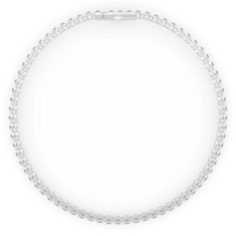 Diamond Tennis Bracelet in 10K White Gold (1 ct. tw.) – Image 2 of 4