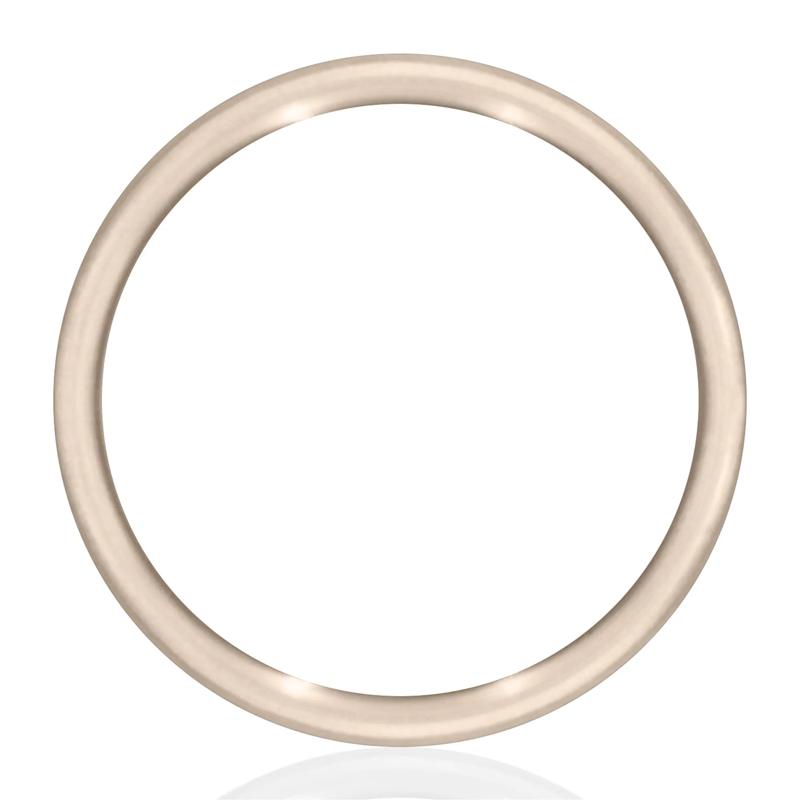 Men&rsquo;s Tantalum Coin Wedding Band in 14K Rose Gold  – Image 2 of 3