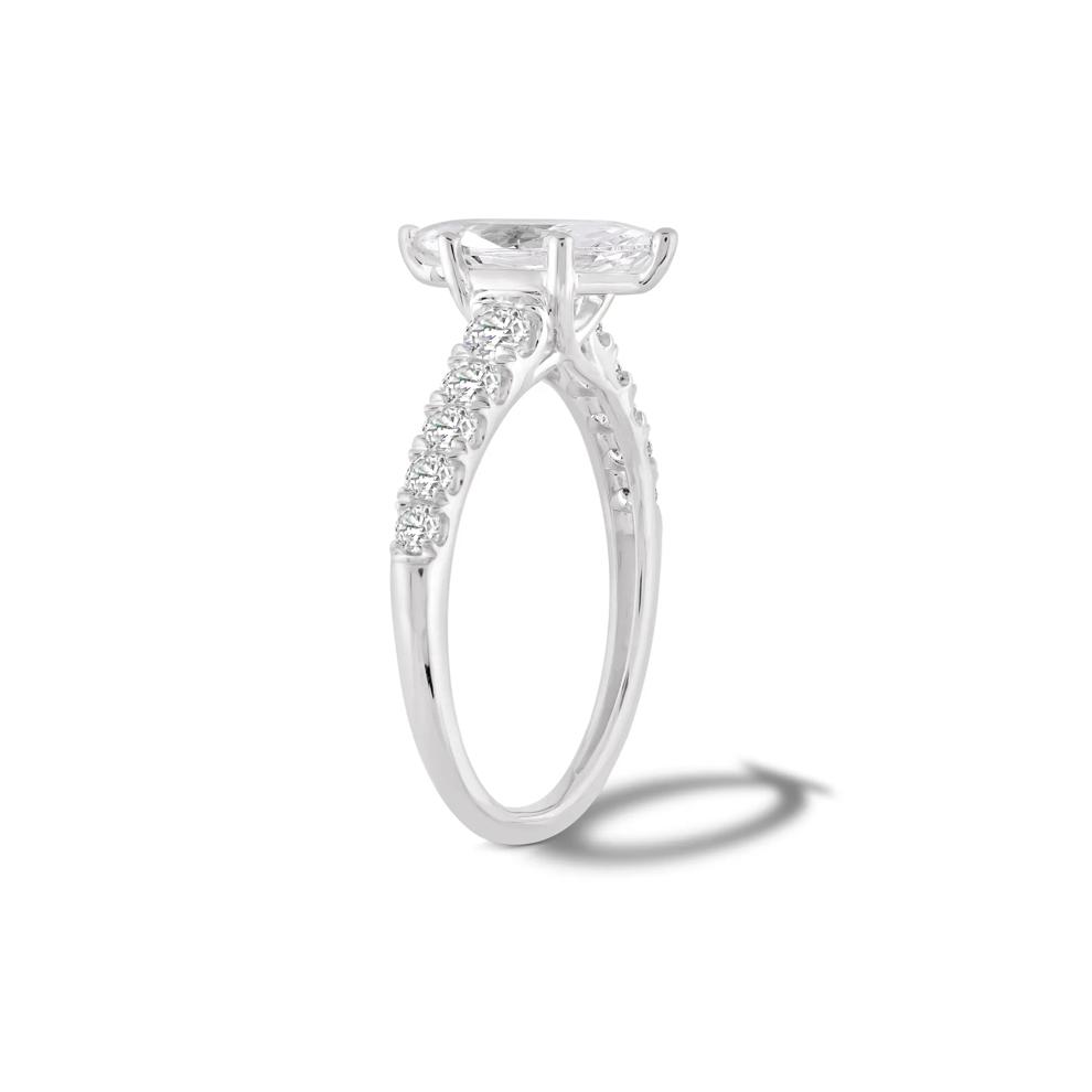 Lab Grown Diamond Marquise Engagement Ring in 14K White Gold (1 1/2 ct. tw.) – Image 3 of 4