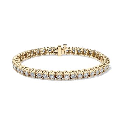 Lab Grown Diamond Illusion Bracelet in 10K Yellow Gold (5 ct. tw.)