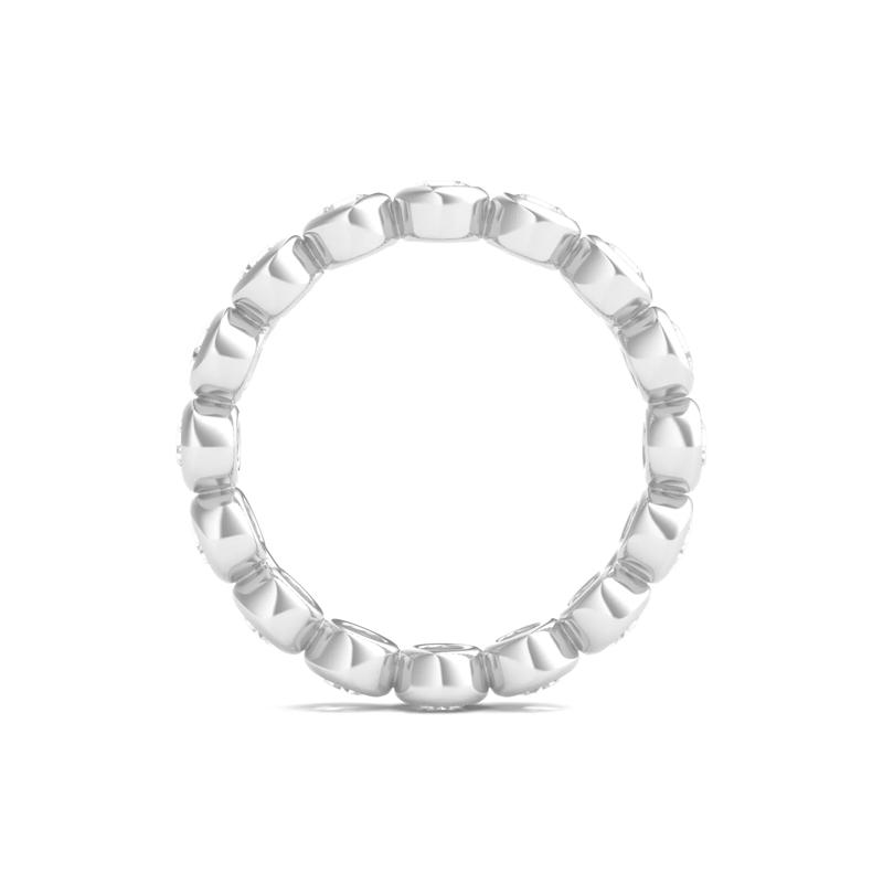 Round Diamond Bezel-Set Eternity Band in Platinum &#40;2 ct. tw.&#41; – Image 2 of 3