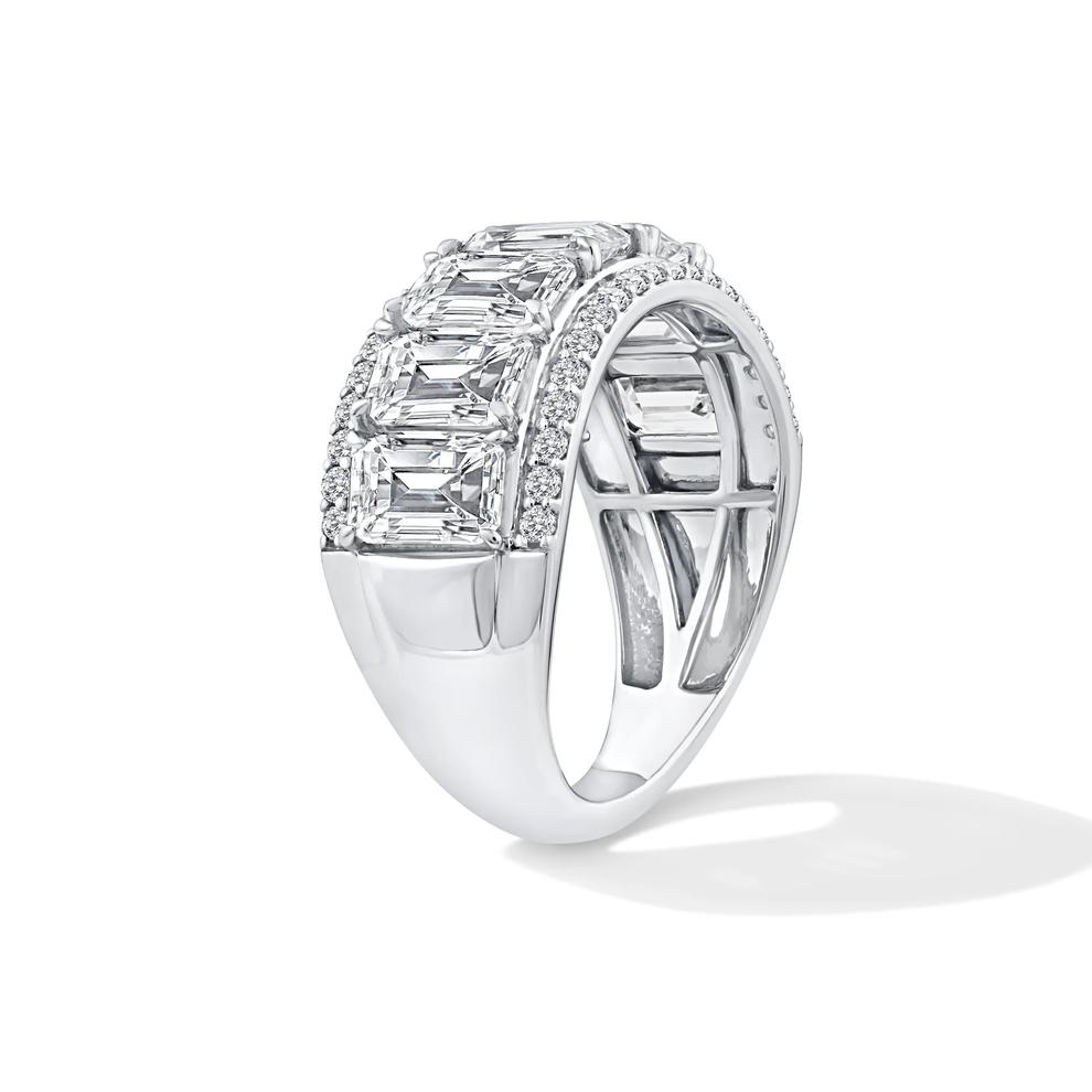 Lab Grown Diamond Anniversary Band in 14K White Gold (5 1/4 ct. tw.) – Image 3 of 4