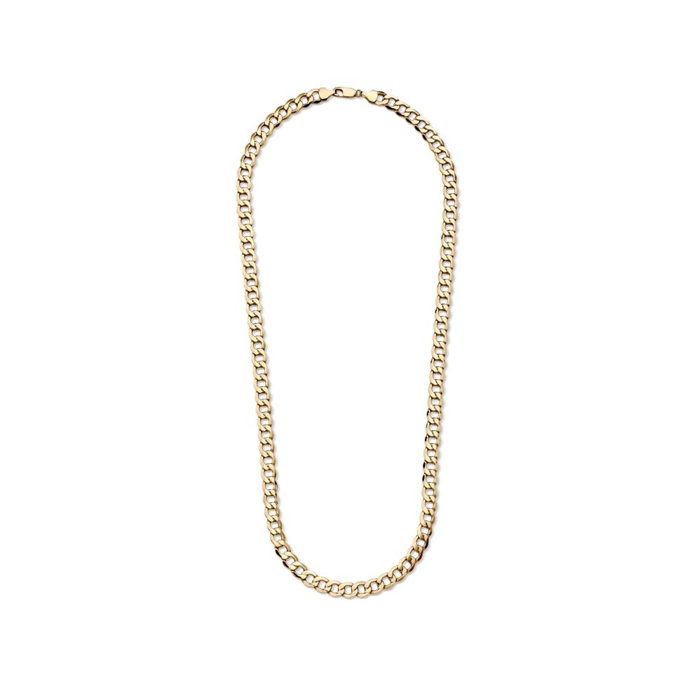 Curb Link Chain in 14K Yellow Gold, 22" – Image 2 of 5